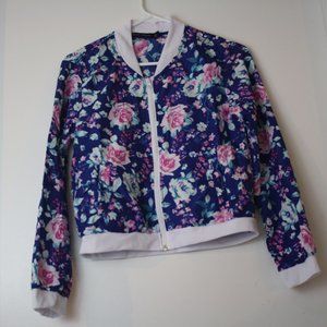 Floral multicolor light jacket